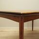 Table en palissandre, design danois, années 1970, production : Danemark