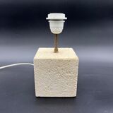Square lamp foot in natural Gard stone
