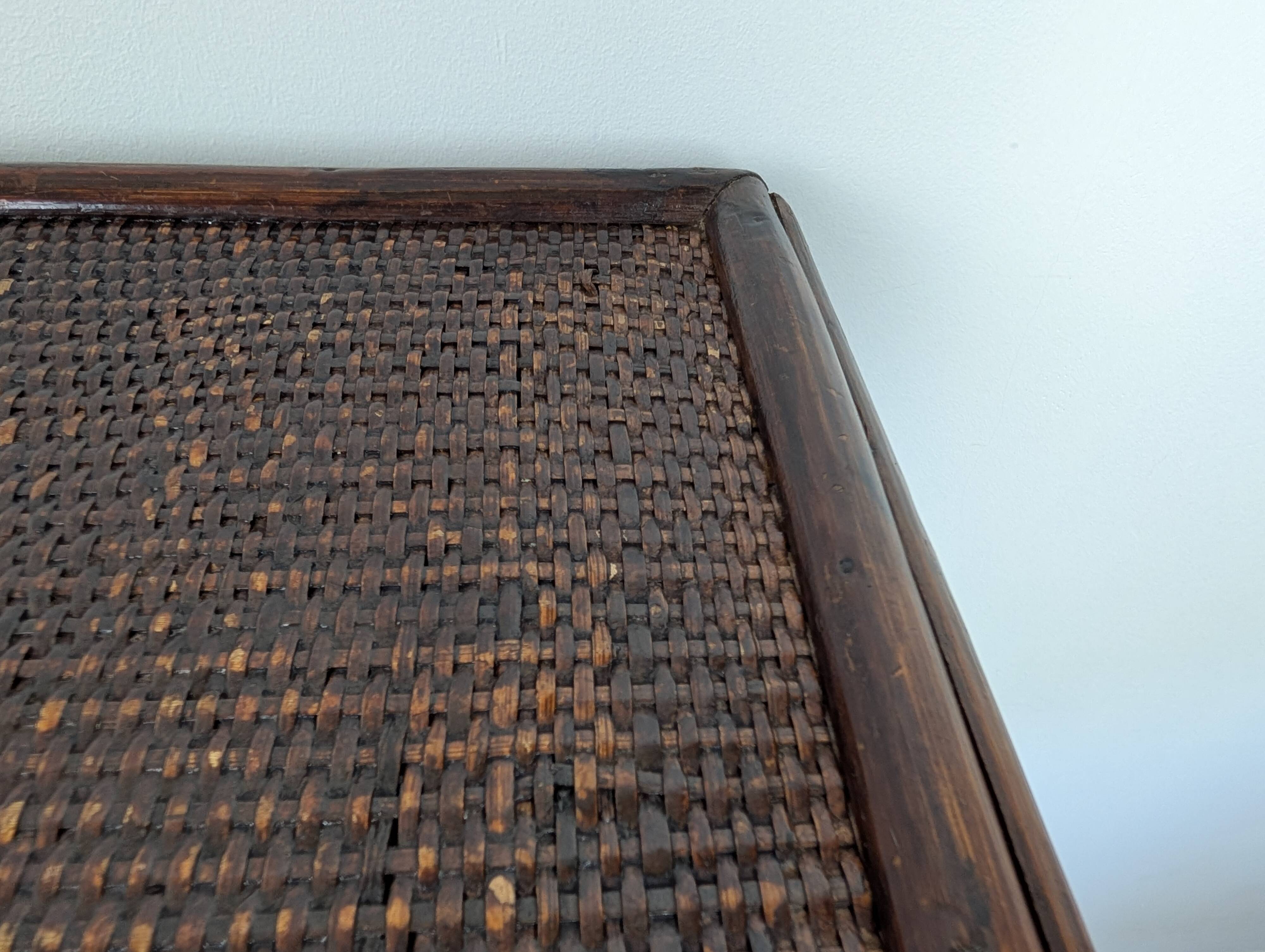 Commode bambou et rotin