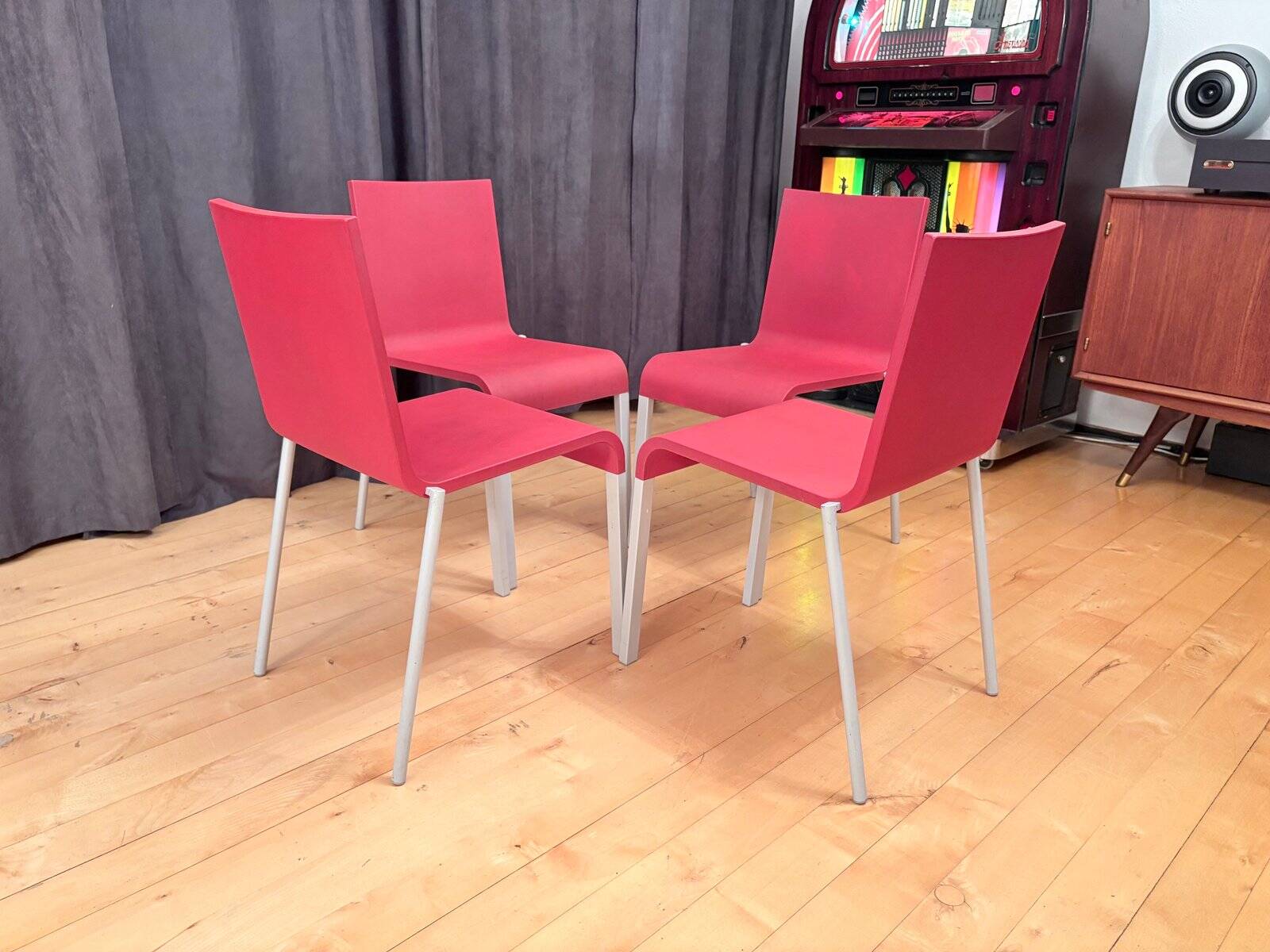 Model .03 stackable chairs by Maarten van Severen for Vitra, Switzerland, 2011, set of 4