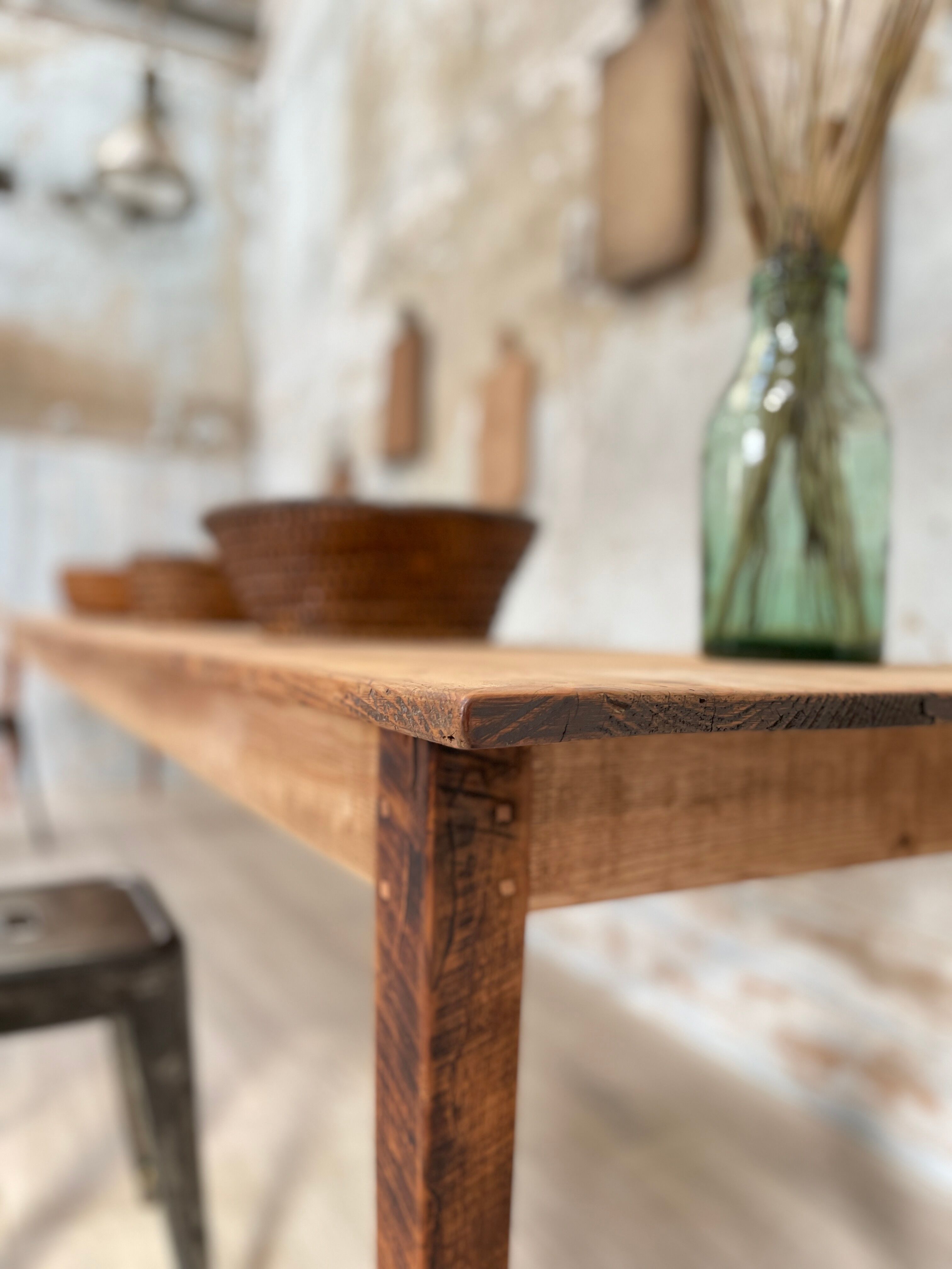 Vintage farmhouse table