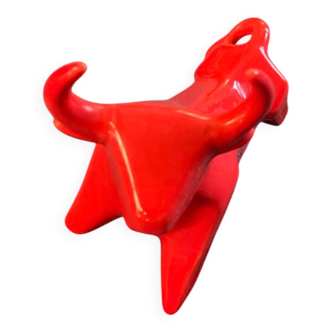 Ceramic bull