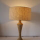 Vintage stone lamp reconstituted 1970