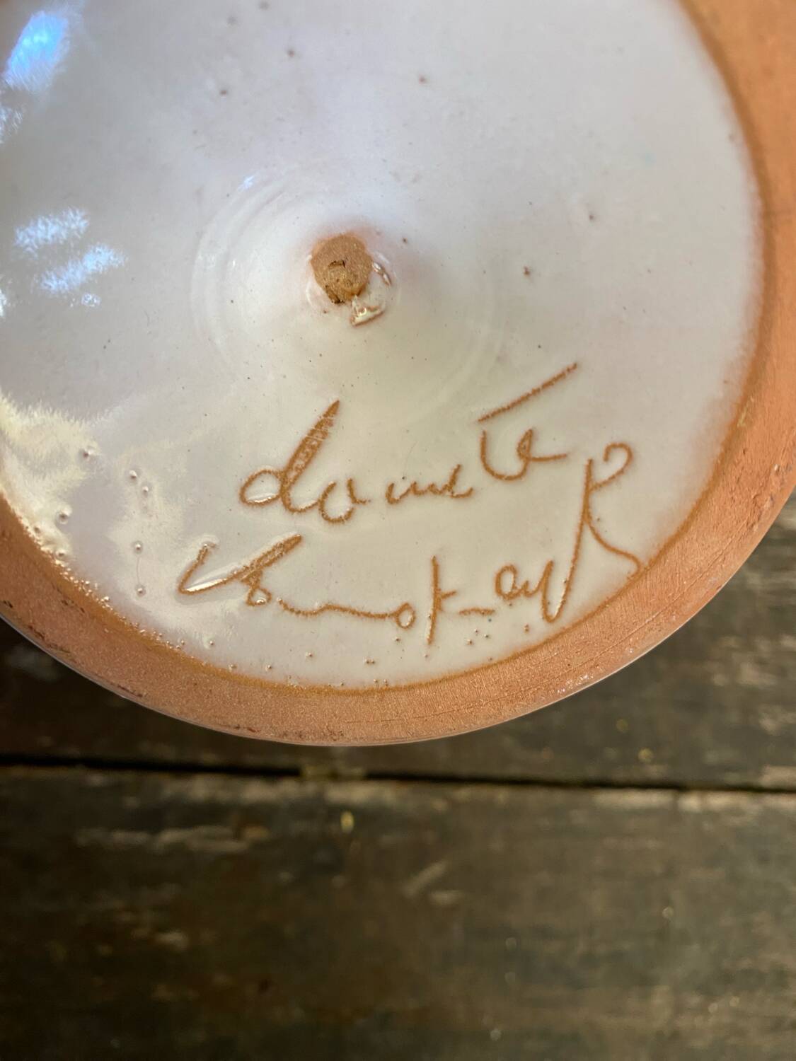 Old Lamp Base White Ceramic Soliflore Vintage Flower Decor