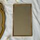 Miroir rectangulaire vintage doré en bois