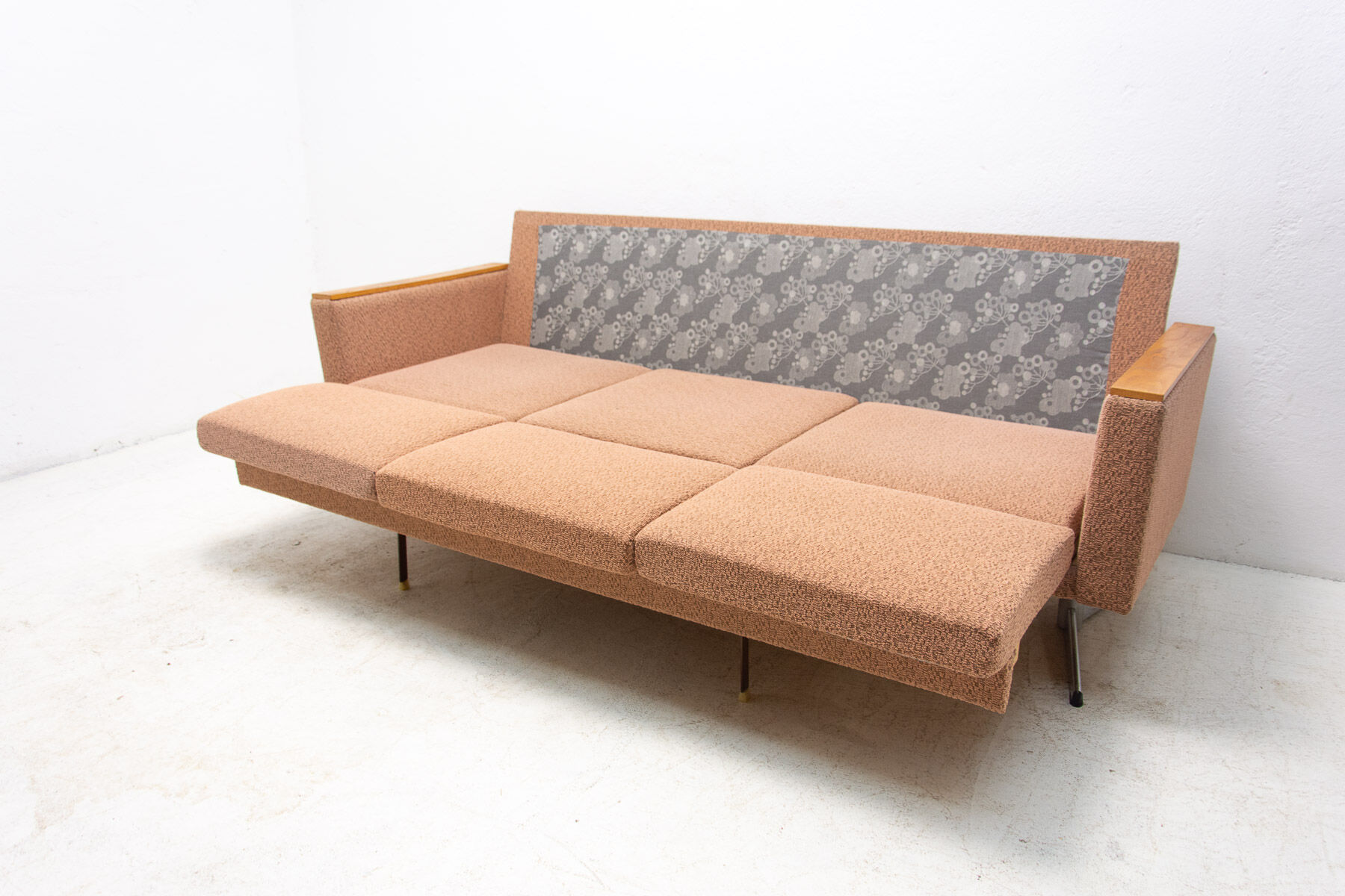 Mid century folding sofabed, 1970´s, Czechoslovakia