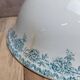 Antique large salad bowl from Saint-Amand, Argenton model in ironstone.