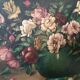 Large oil painting on canvas - Vase with flowers - Still life - Ita