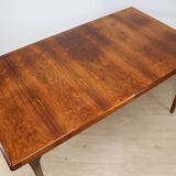 Scandinavian extendable rosewood dining table, 1960s