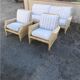 Vintage rattan lounge