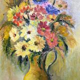 Bouquet of wild flowers by Lucienne BENA