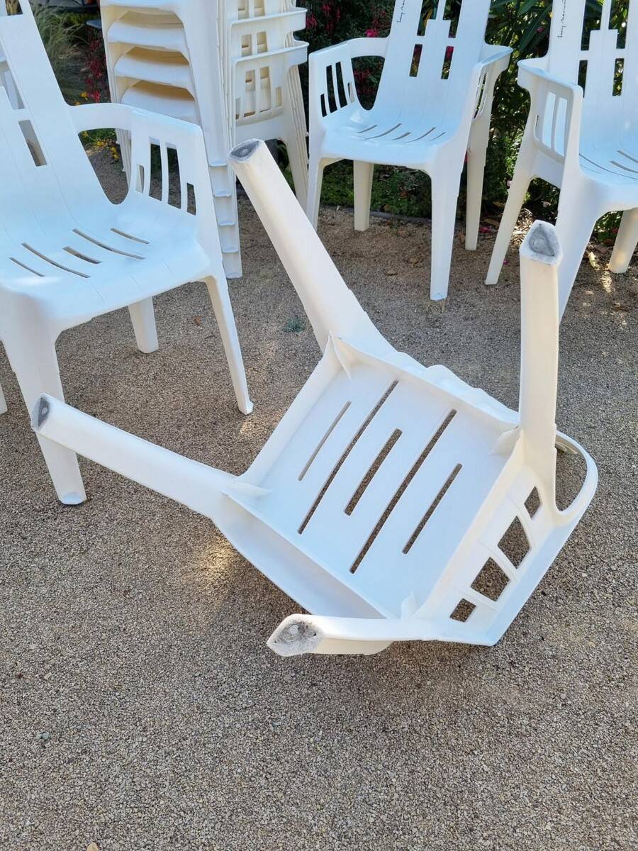 Stackable Plastic Boston Chair by Pierre Paulin for Henry Massonnet 1980s
