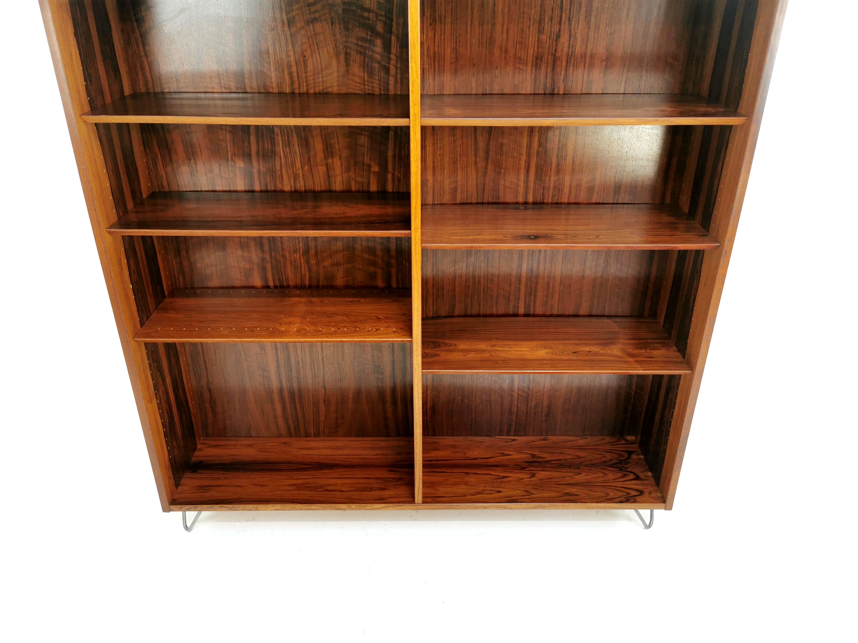 Danish rosewood bookcase cabinet 60s 70s mid century