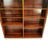 Danish rosewood bookcase cabinet 60s 70s mid century