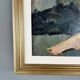 Oil Painting on Canvas Seated Nude, French School, Early 20th Century
