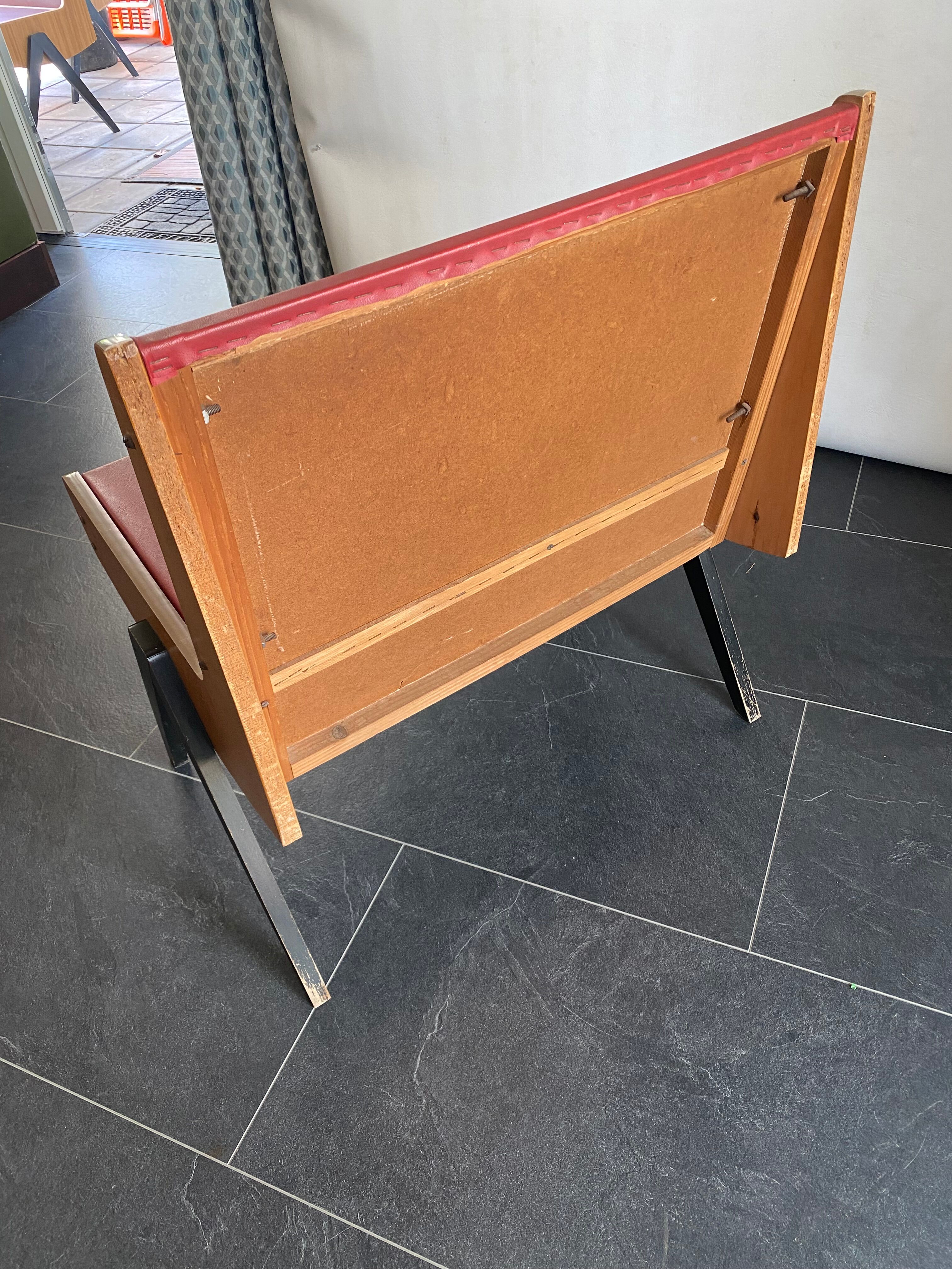 Trio of vintage EKA Wohnmobel benches