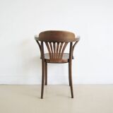 Brown wooden bistro chair