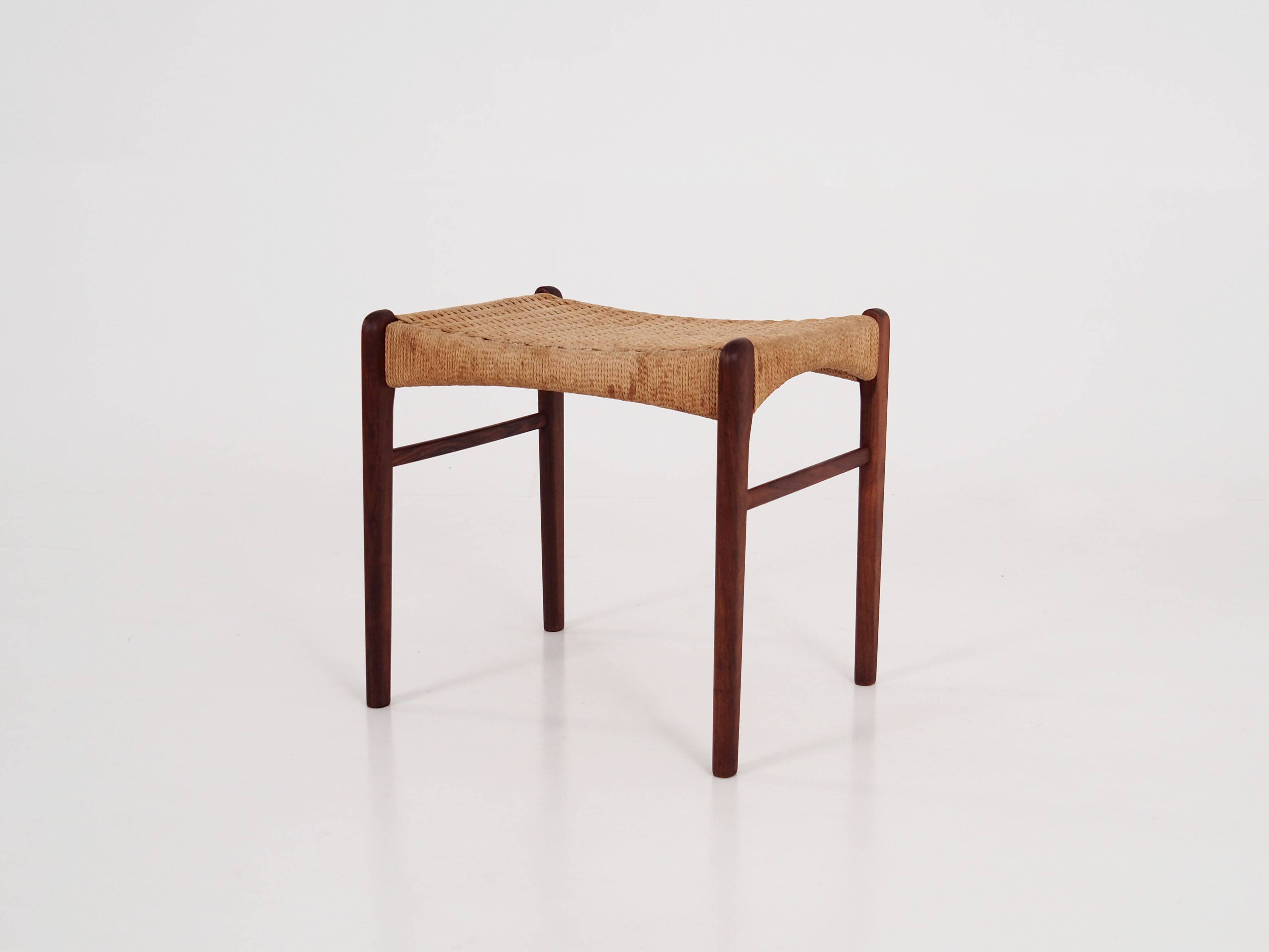 Rosewood footrest, Danish design, 1970s, production: Denmark