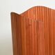 French tamboured screen Jomain Baumann, 1950s