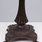 Tiffany style stained Glass Dragonfly Table lamp 1980s