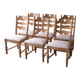 Ensemble de 6 chaises Henning Kjærnulf
