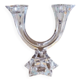 Villeroy & Boch crystal candlestick, star-shaped, for 2 candles