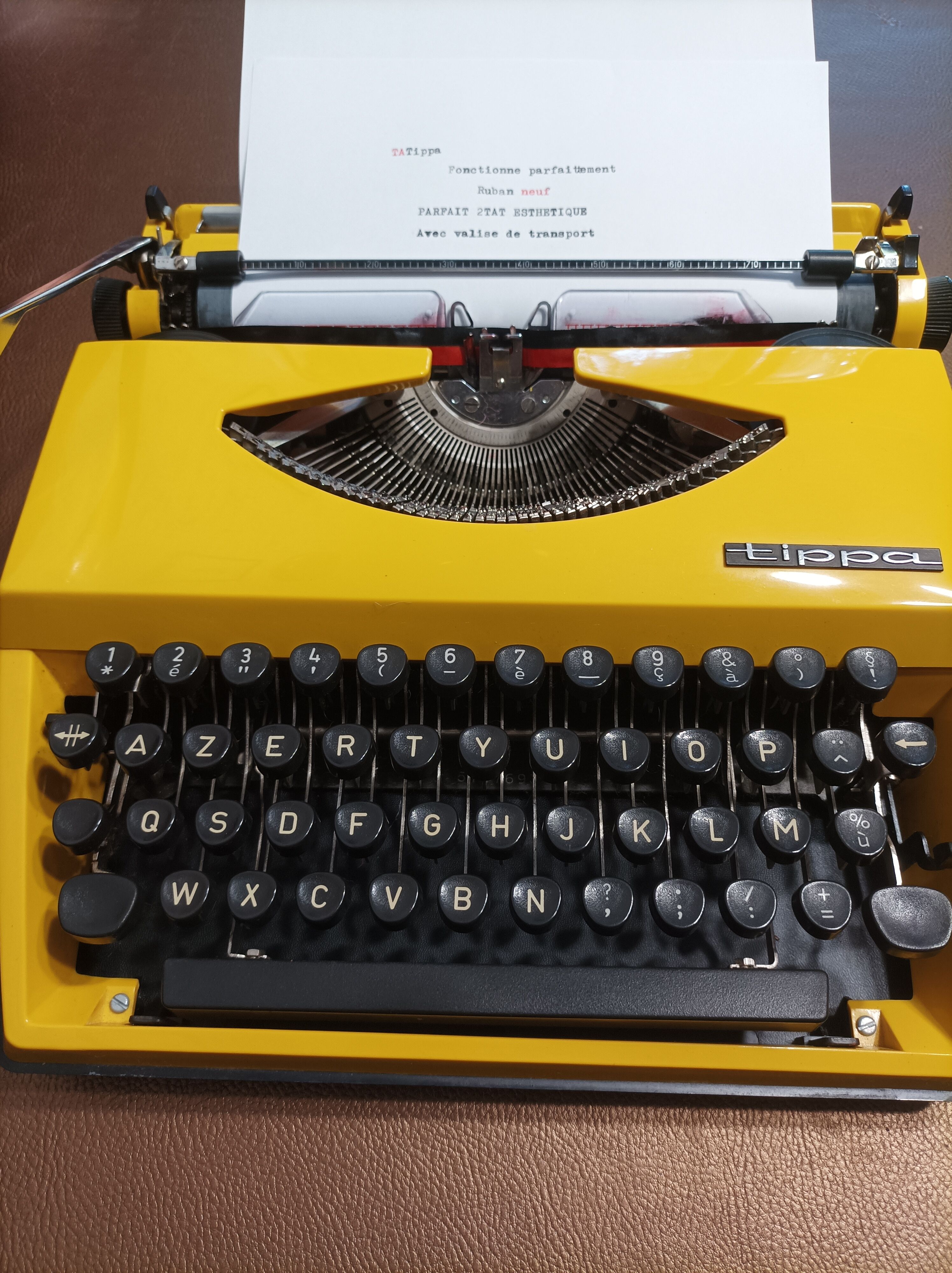 Typewriter Triumph Adler Tippa 1970