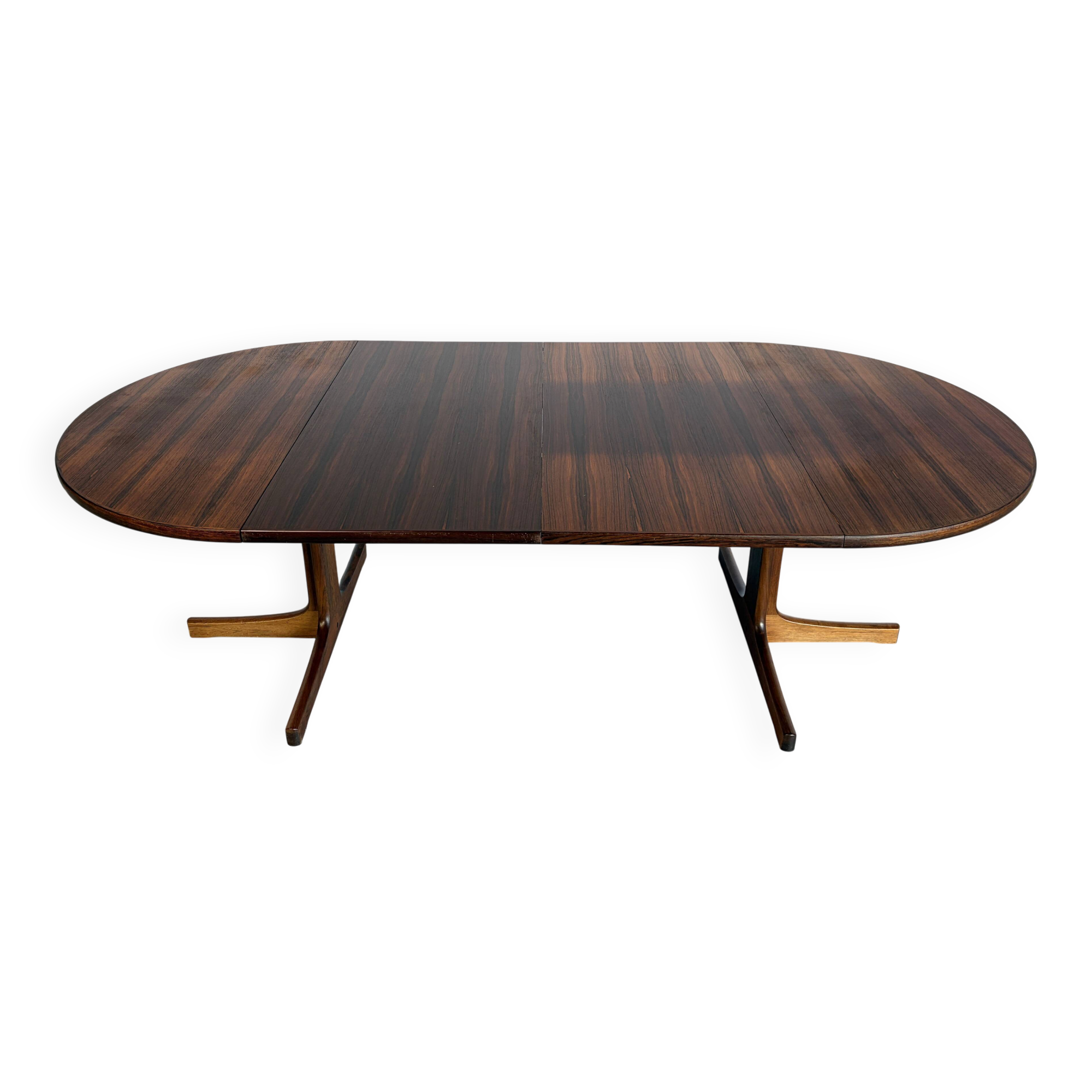 Midcentury Swedish extendable dining table in teak, 1960s
