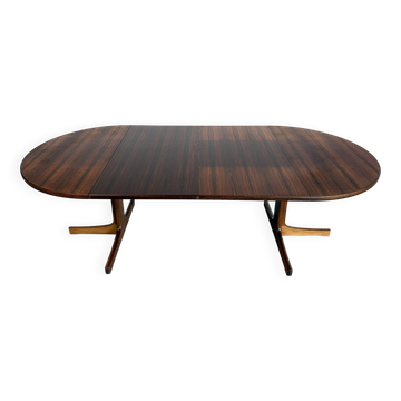Midcentury Swedish extendable dining table in teak, 1960s