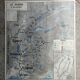 Vintage school map MDI France Rhône