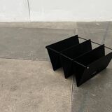 Postmodern Italian metal magazine rack, 1980s