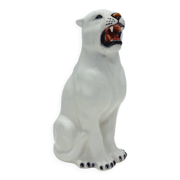 White panther ceramic