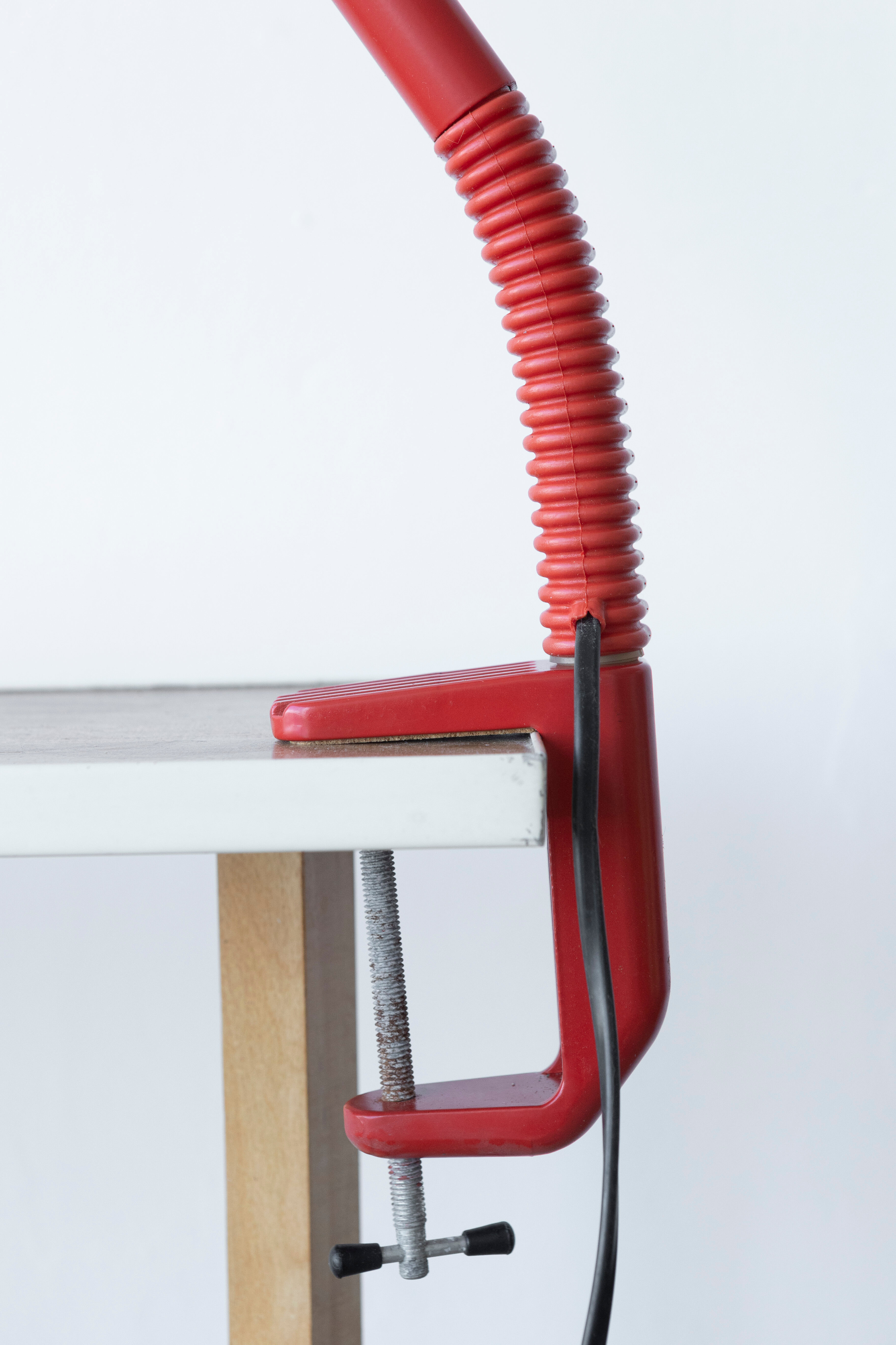 Lamp Scoop de Manade new box origin, red, on vice, 80s