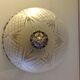 Engraved sandwind glass globe art deco style