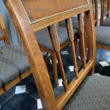 Series of 6 chairs at the etruscan directoire d'epoque in mahogany, 1800