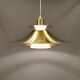 Suspension danoise en aluminium couleur laiton