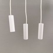 Three small cylinder lamps from J. Rasmussen Lighting, 1980s, Denmark.