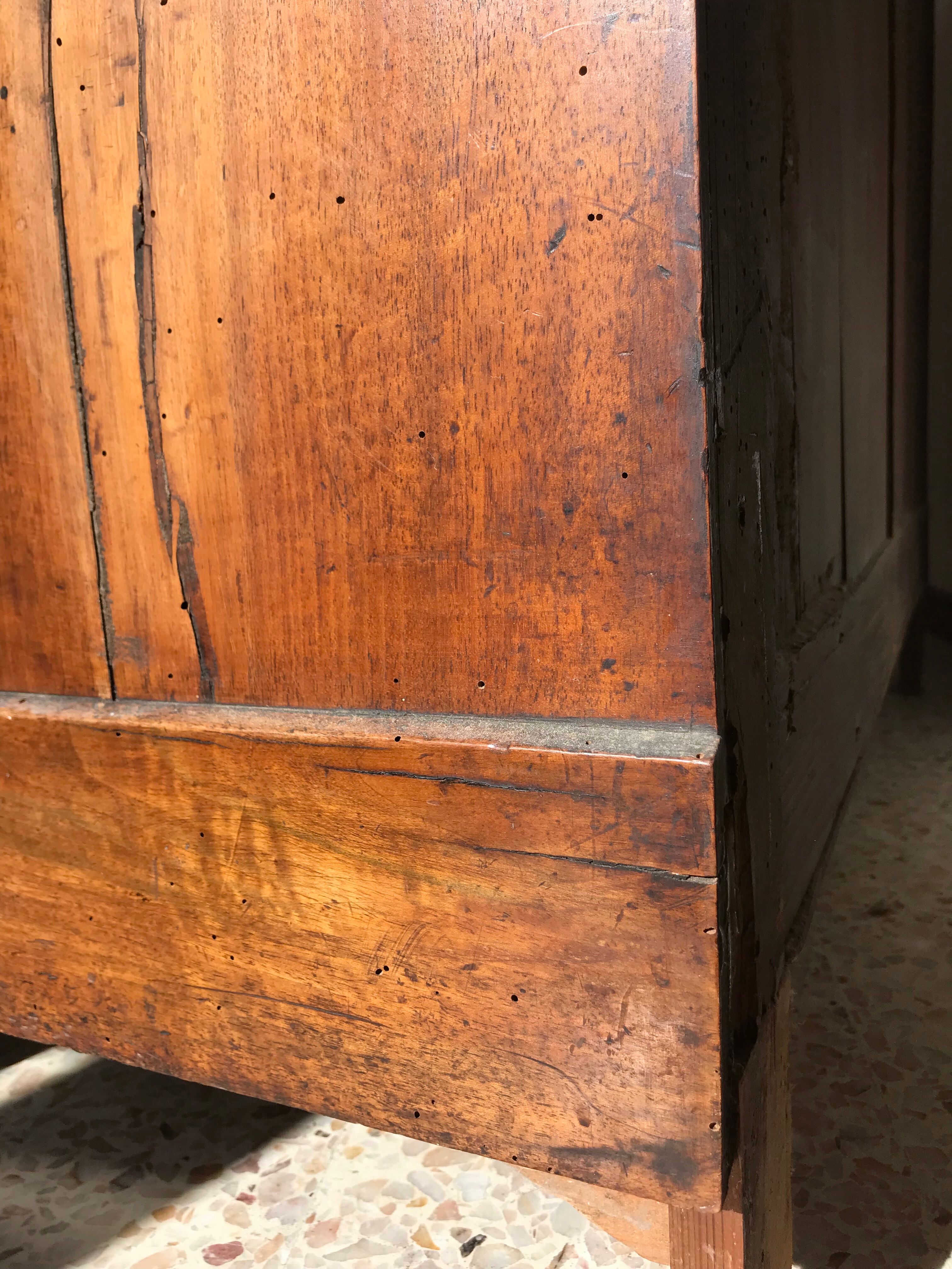 Old country chest of drawers nineteenth century