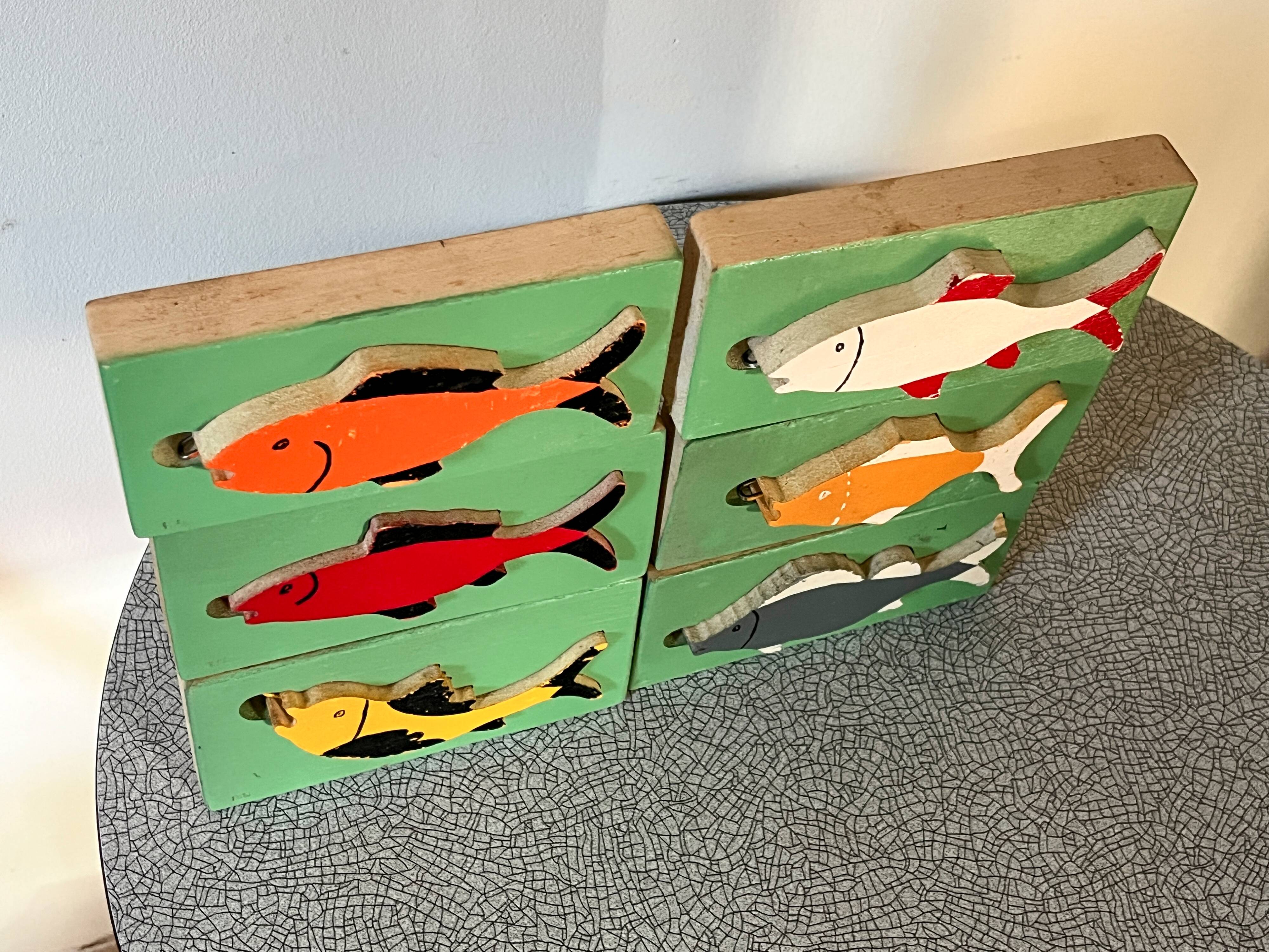 Vintage game, Fishing game and puzzle in original box