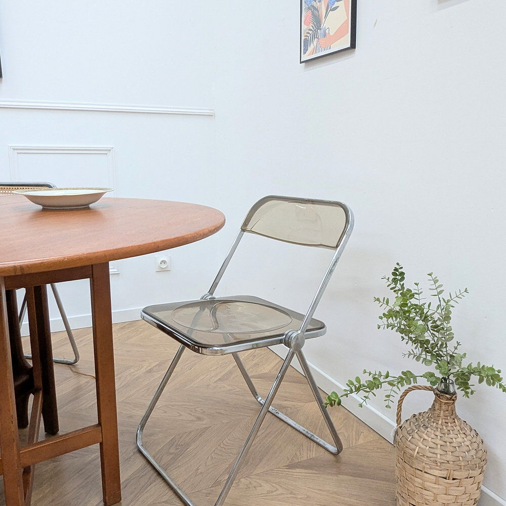 3 chaises Plia - Giancarlo Piretti pour Castelli