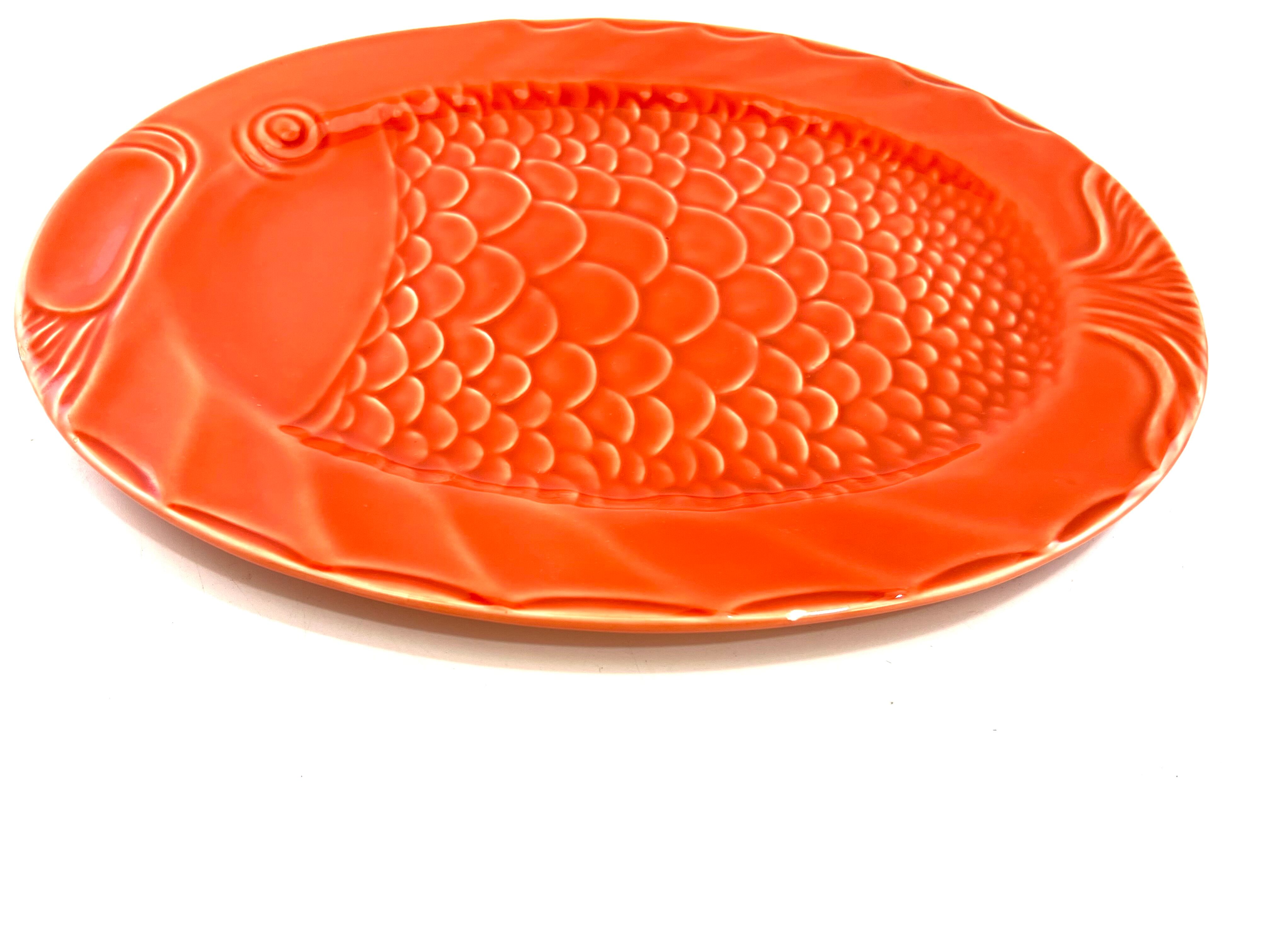 Orange fish dish Christian Dior