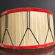 Lustre 1960 form white and red drum