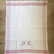 Set of two old honeycomb towels