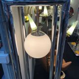 70's chrome design floor lamp shelf