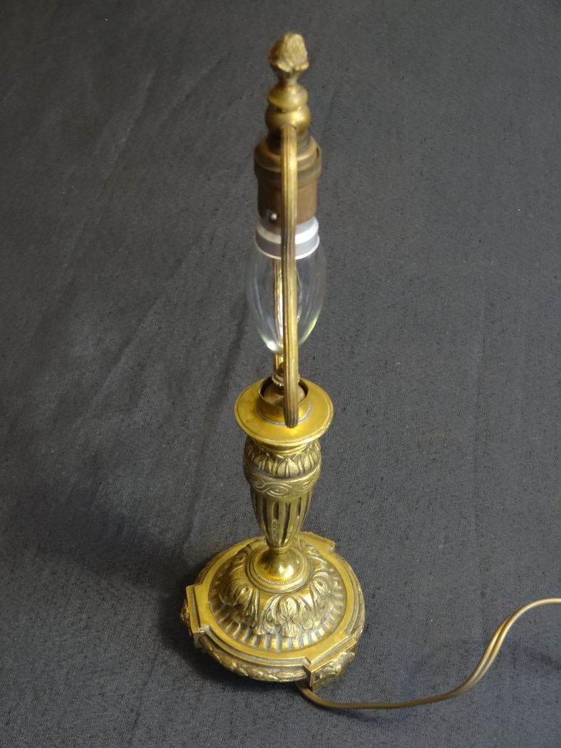 Bronze lamp with one light, H37 cm