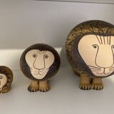 3 Lions in Ceramic by Lisa Larson for Gustavsberg