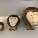3 Lions in Ceramic by Lisa Larson for Gustavsberg