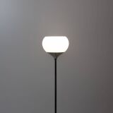 Italian trumpet floor lamp in chrome, 1970s