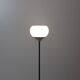 Italian trumpet floor lamp in chrome, 1970s