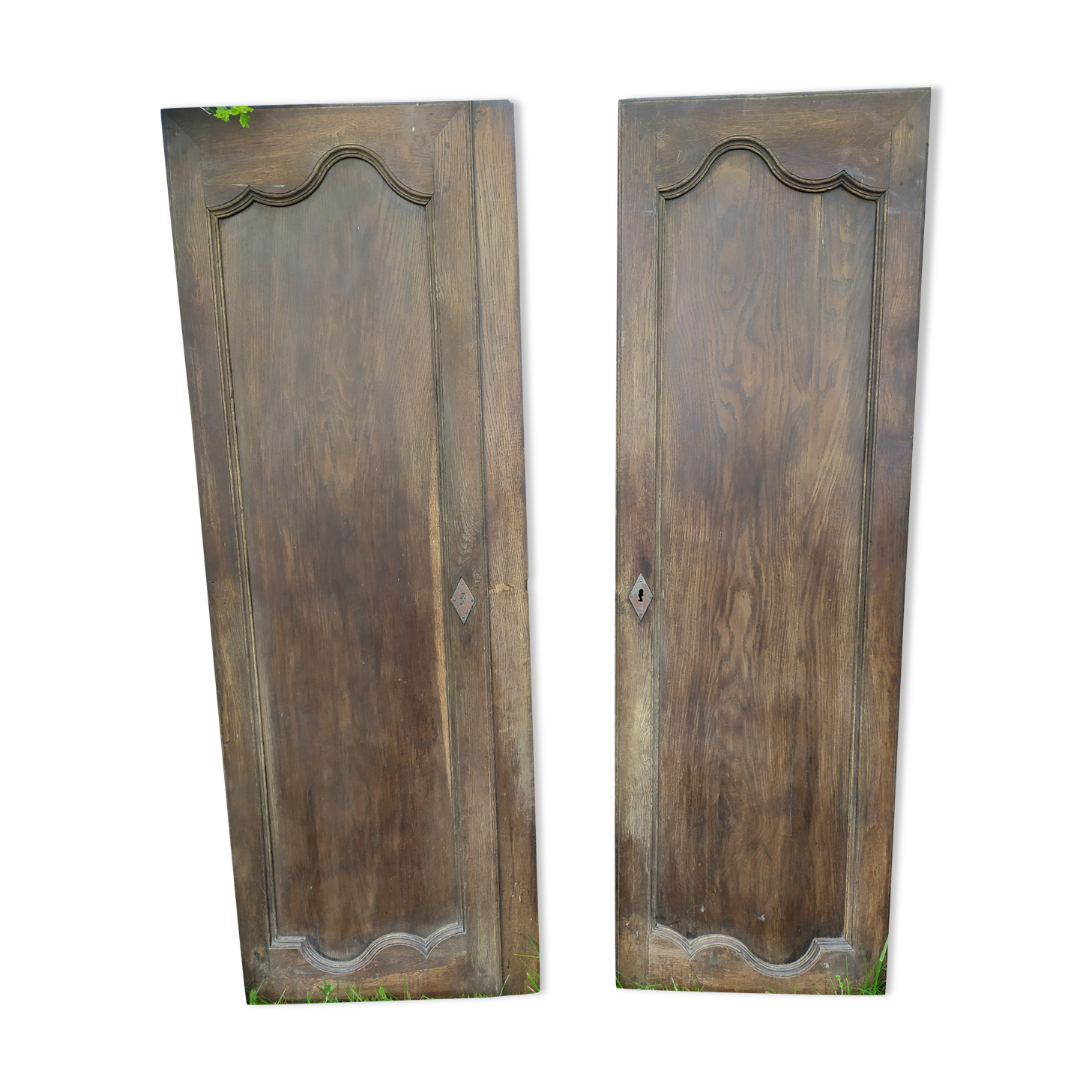 Oak cabinet doors.